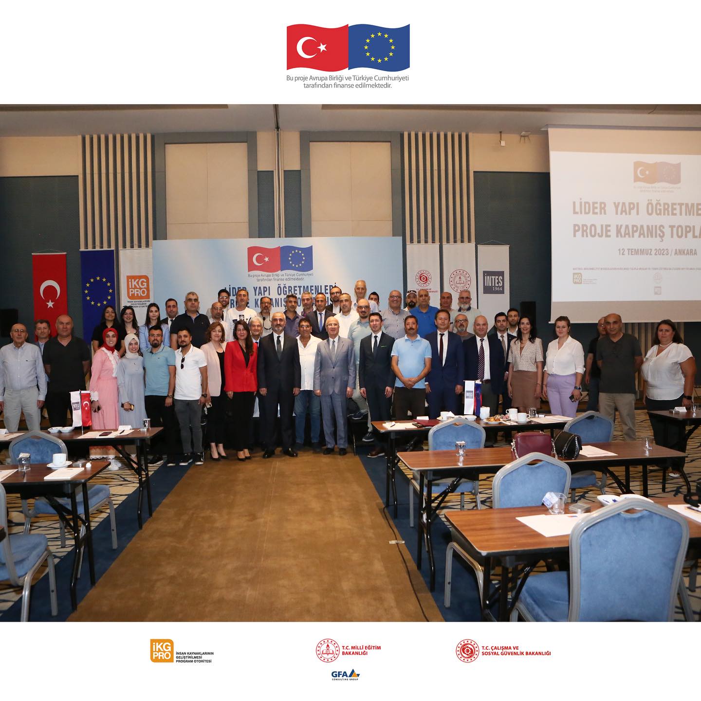 Lider Yapı Öğretmenleri Projesi Kapanış Toplantısına katıldık.