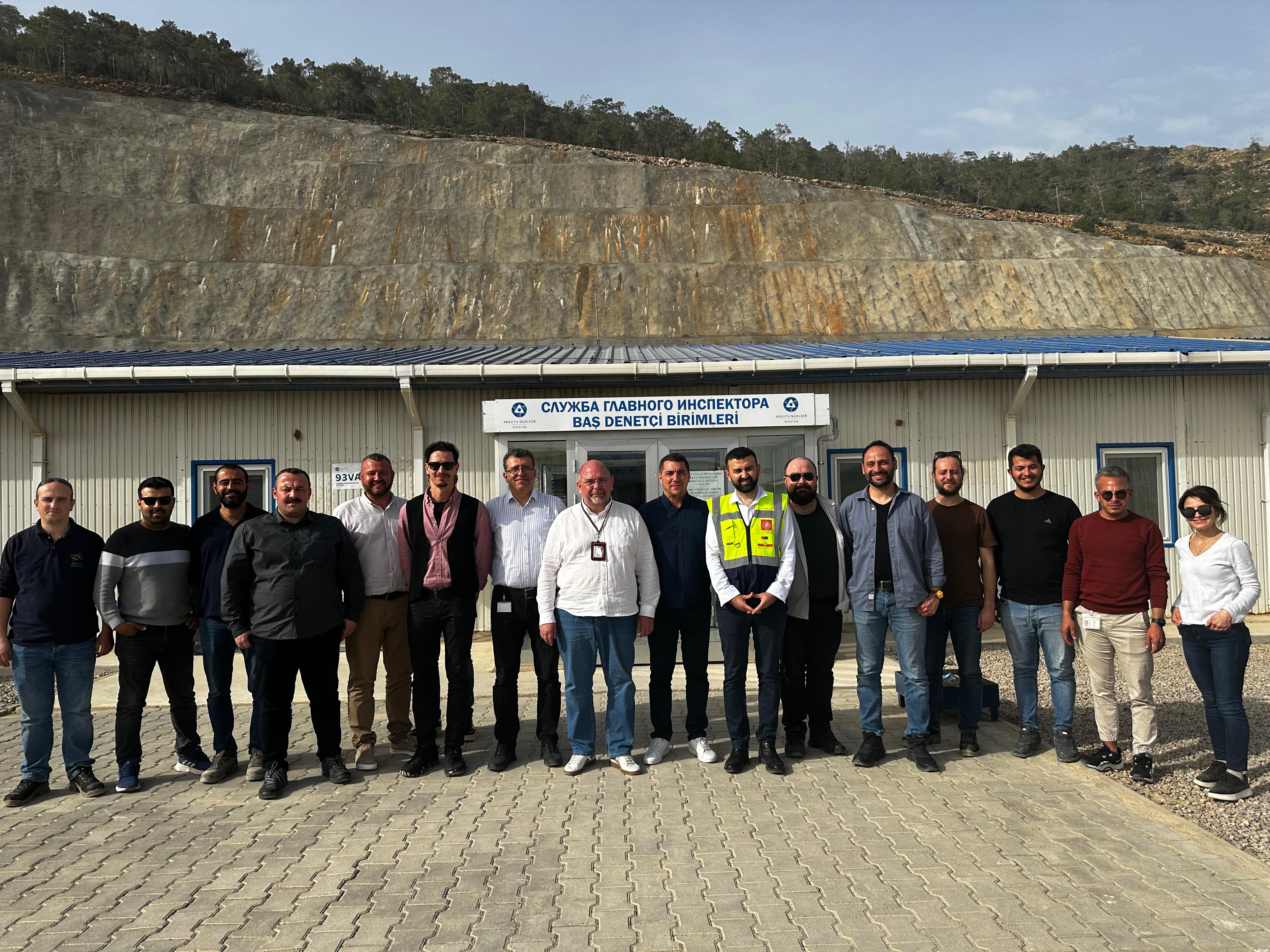 Akkuyu Nükleer Güç Santrali inşaatını ziyaret ettik.